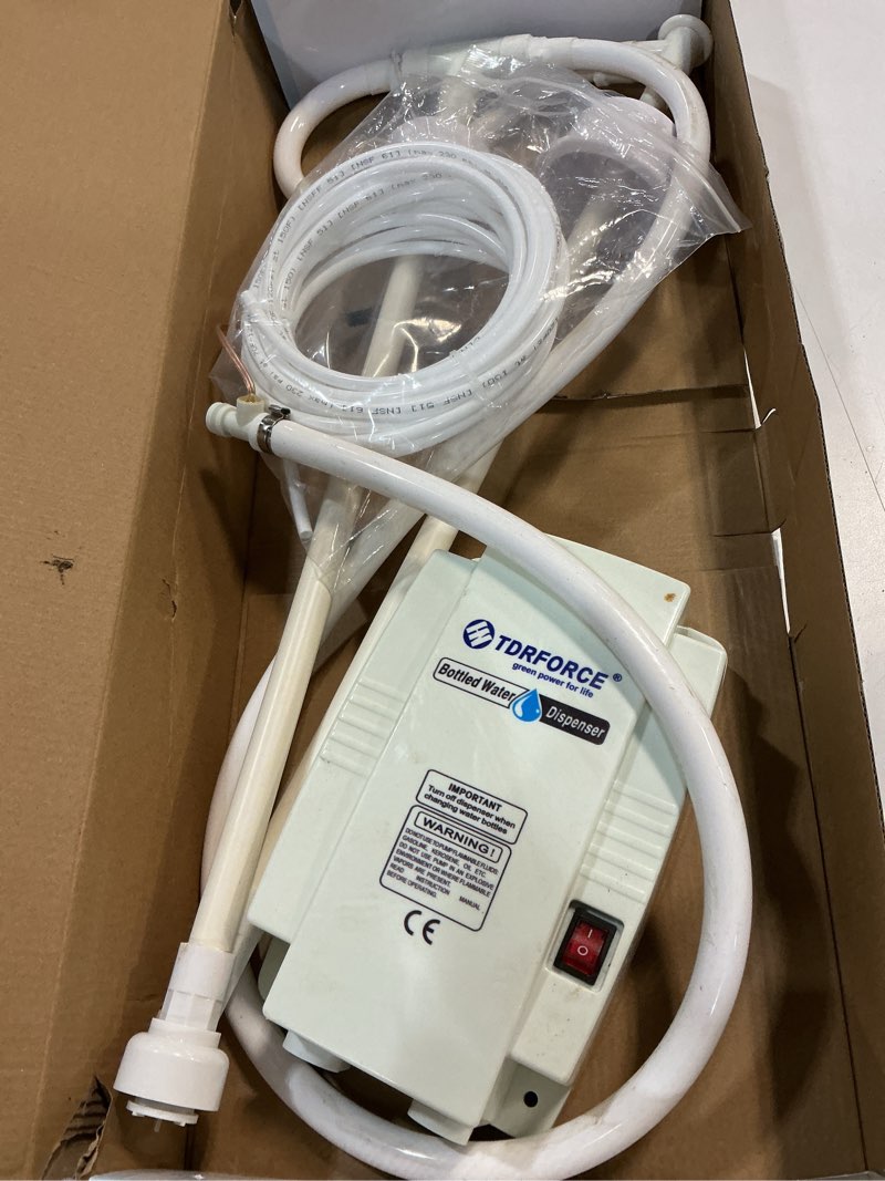 Condition photo showing As Is for tdrforce 5 gallon water jug dispenser pump automatic water dispenser bottled water dispensing pump system bottled water machine drinking 5 gallon fridge ice maker double tube