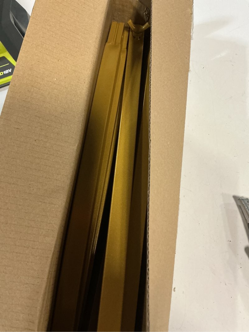Condition photo showing Good Condition for fomcet 7.2x4ft metal arch backdrop stand gold wedding arched frame for ceremony birthday party graduation bridal baby shower anniversary background decoration 7.2x4ft(hxw) gold