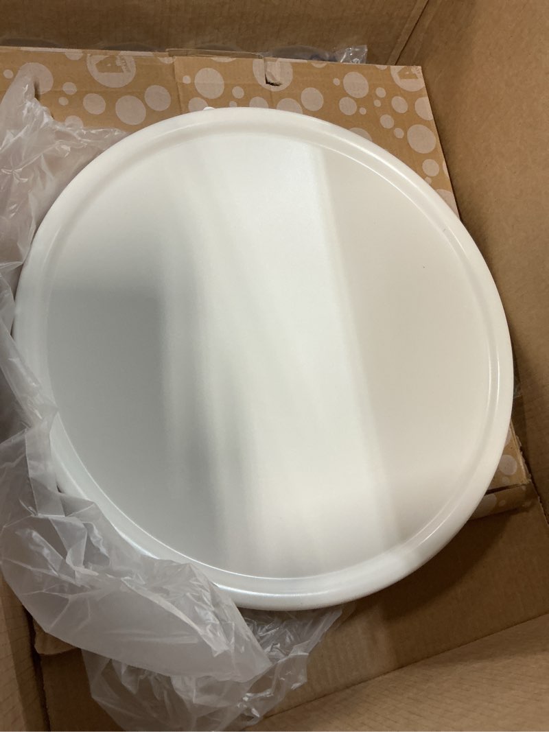 Condition photo showing As Is for alessi apd04/vasw "a tempo" tray, white