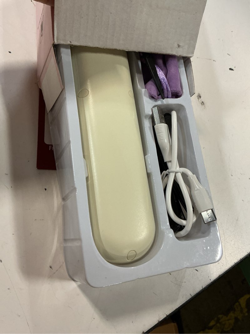 Condition photo showing Good Condition for go brush pro for short hair - 2026 upgraded cordless hair straightening brush, 4 temperature settings, fast heat, mch ceramic care, 4000mah rechargeable straightener for frizz-free styling?beige?