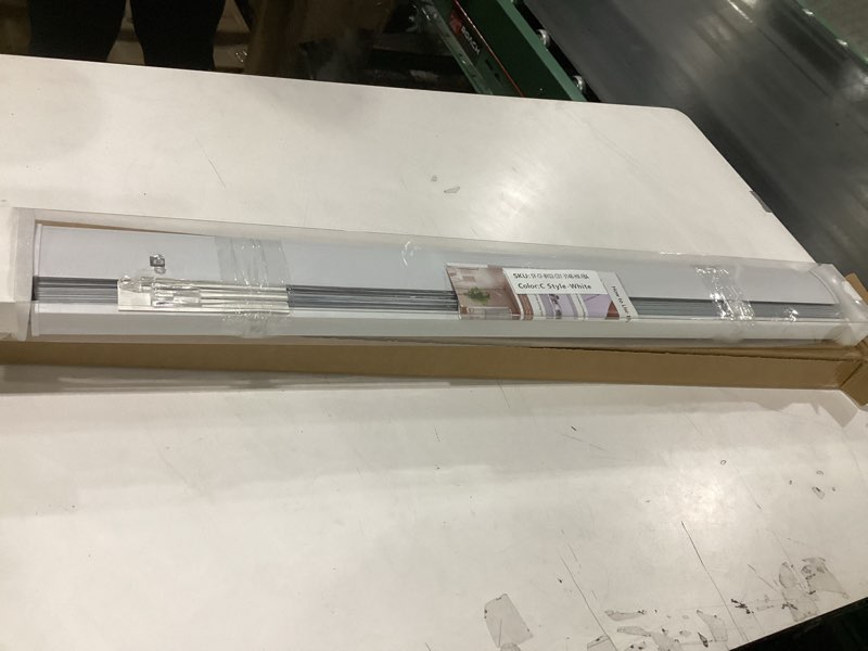 Condition photo showing New/Like New for Aluminum Mini Blinds for Indoor Windows Cordless 1In No Holes 100% Privacy Protection L-Shaped Slats Room Darkening Horizontal Window Blinds for Office,Home, White, Custom Size White 0Custom Size