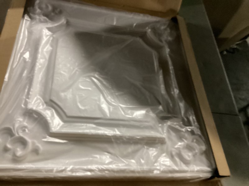 Condition photo showing New/Like New for Art3d Drop Ceiling Tiles 24x24 in White (12-Pack, 48 Sq.ft), Wainscoting Panels Glue Up 2x2