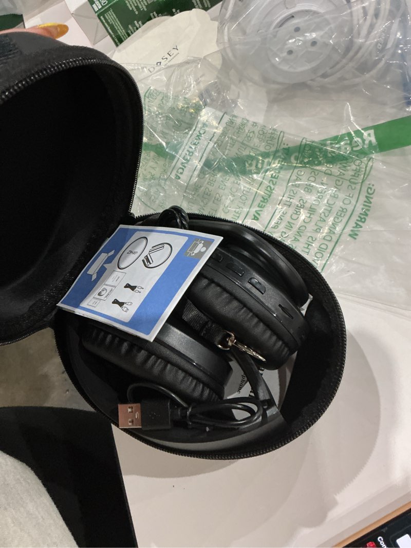 Condition photo showing Good Condition for ZIHNIC Bluetooth Headphones Over-Ear, Foldable Wireless and Wired Stereo Headset Micro SD/TF, FM for Cell Phone,PC,Soft Earmuffs &Light Weight for Prolonged Wearing (Black)
