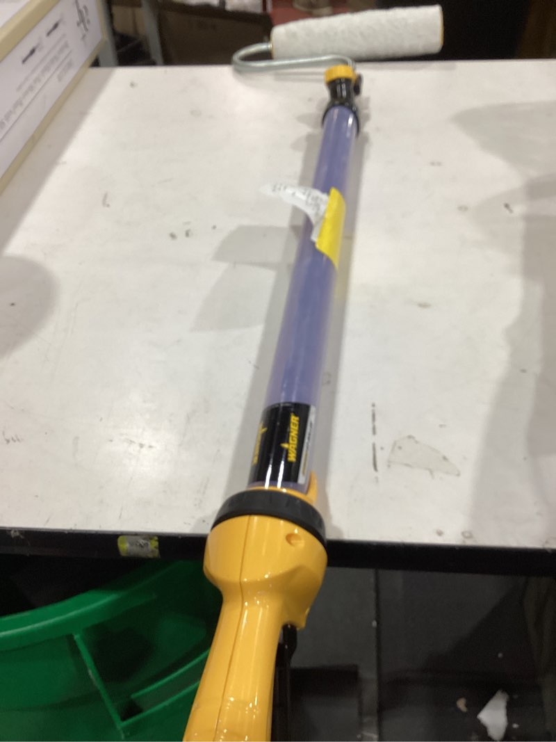 Condition photo showing As Is for wagner 0530003 smart paint roller, 22 oz handle capacity, paint power roller, power paint roller, wagner paint stick, automatic paint roller, auto paint roller, power roller paint system