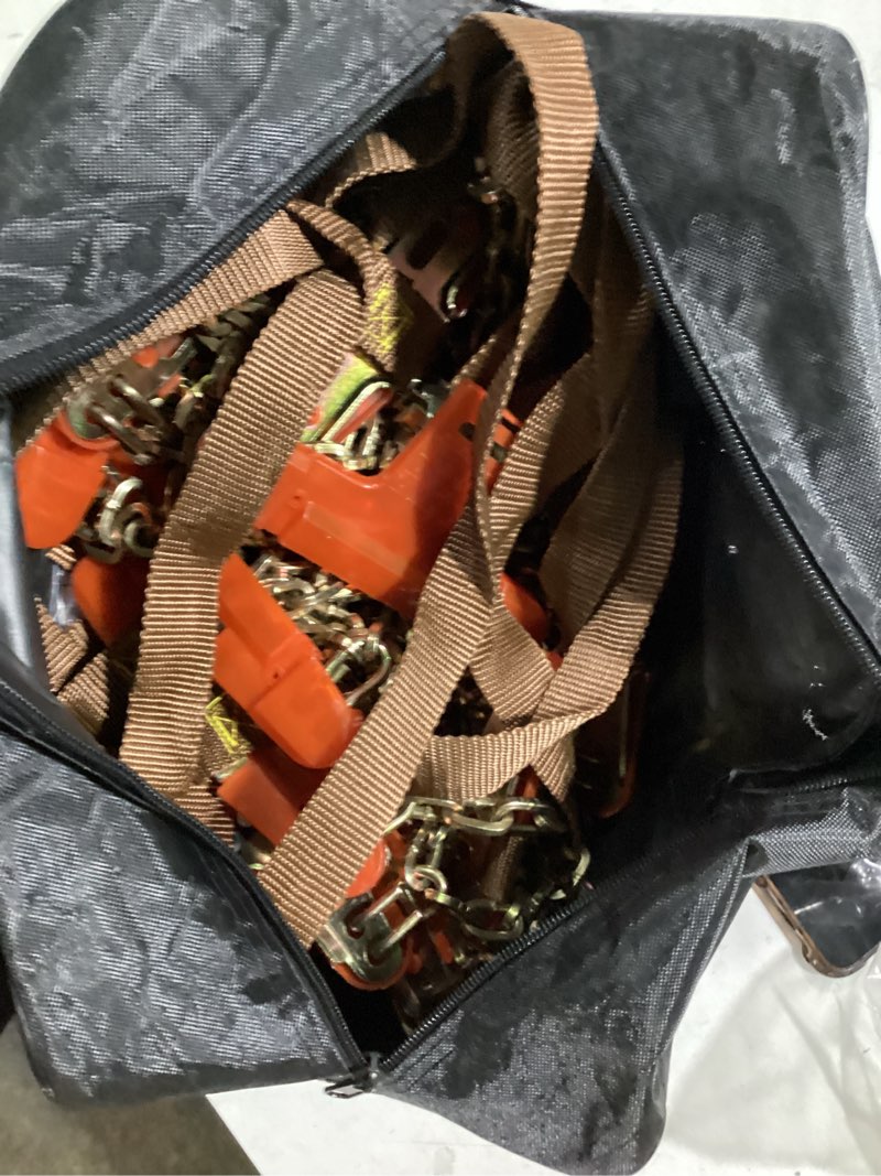 Condition photo showing New/Like New for Snow Chains, 6 Packs Anti Slip Tire Chains, Pickup, Truck & SUV, Adjustable Thickening Reusable Anti-Slip Traction Tire Chains - Emergency Use in Snow, Ice, Sand and Mud (Fits 225-285mm Tires)