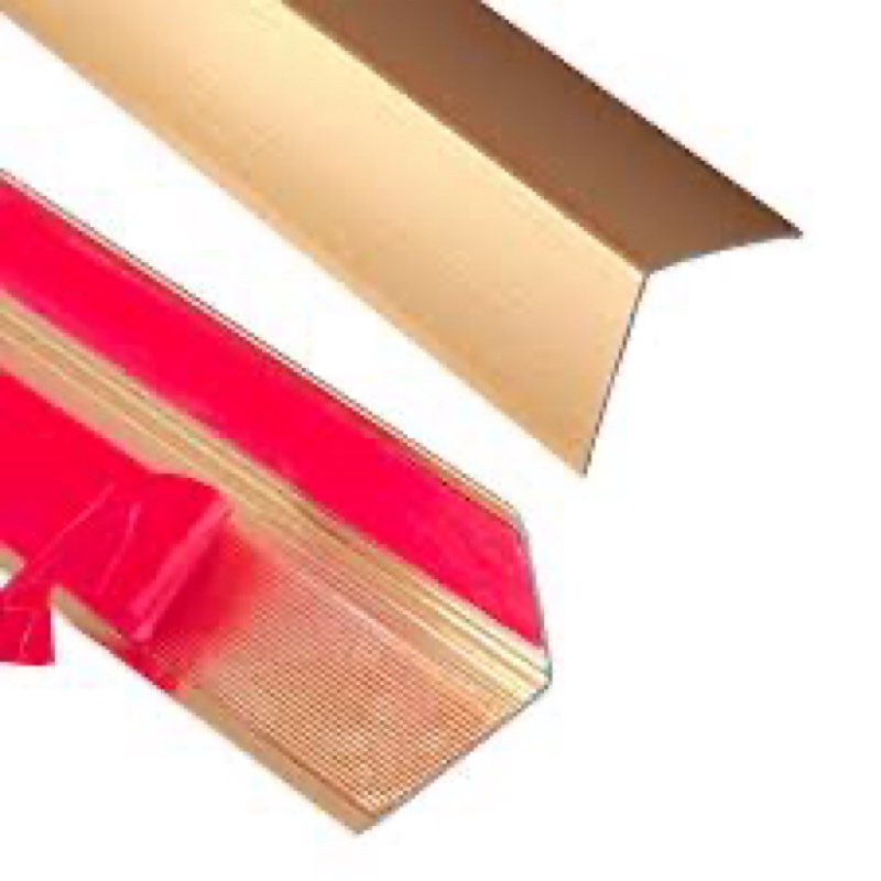 NeatiEase Aluminum Corner Guards, Peel and Stick Metal Corner Protector Molding Trim for Wall Door F