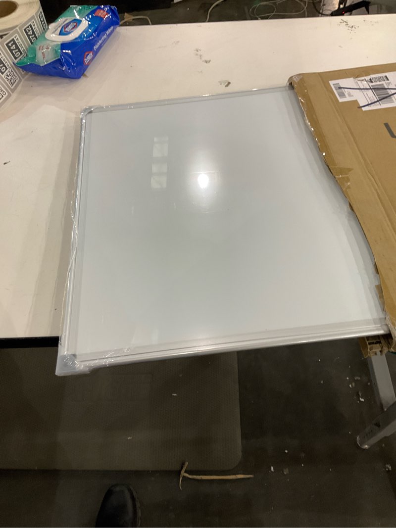 EAONE Magnetic Dry Erase Board for Wall 30” x 20”, Double Sided White Board, Silver Aluminum Frame W