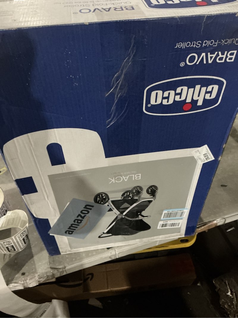 Condition photo showing Good Condition for Chicco Bravo Quick-Fold Stroller - Black | Black Bravo Stroller, Black