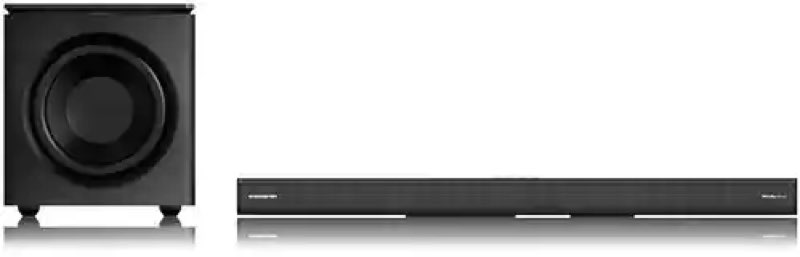 monster - soundstage pro dolby atmos soundbar with 12" subwoofer - black