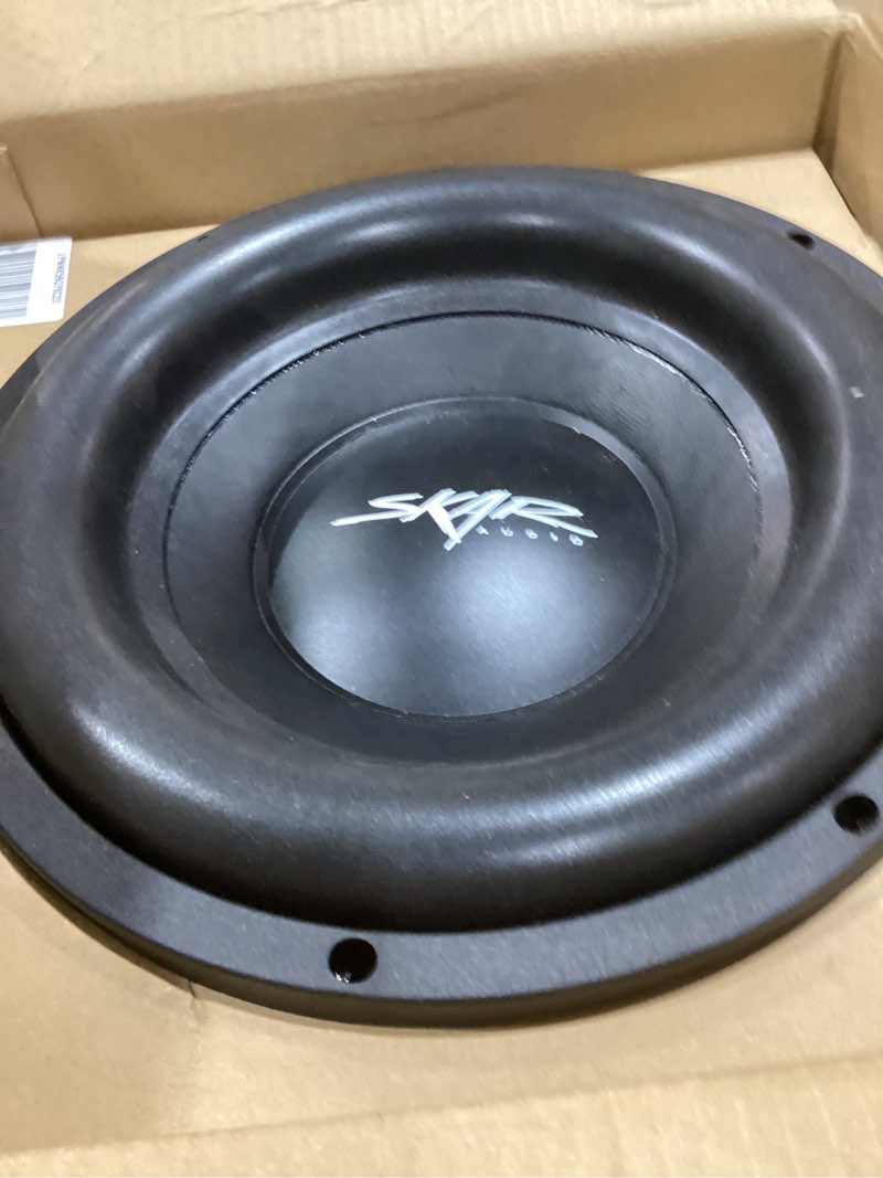 Condition photo showing As Is for Skar Audio SDR-12 D4 12" 1200 Watt Max Power Dual 4 Ohm Car Subwoofer 12" - Dual 4 Ohm