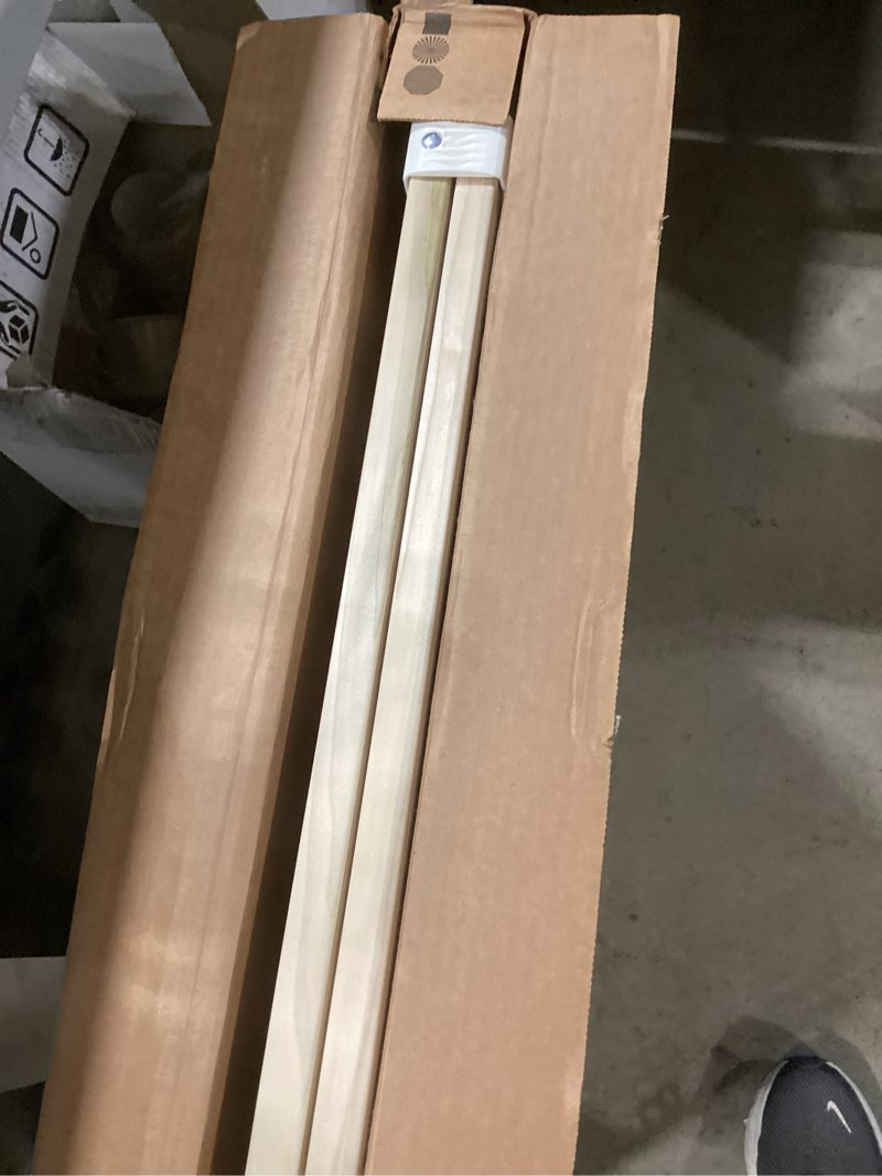 Condition photo showing Good Condition for toddleroo by north states - quick-fit oval mesh wooden baby gate: pressure mounted baby gate for doorways - adjustable 26.5 to 42 inches wide - 23 inches tall temporary gate 1-pack