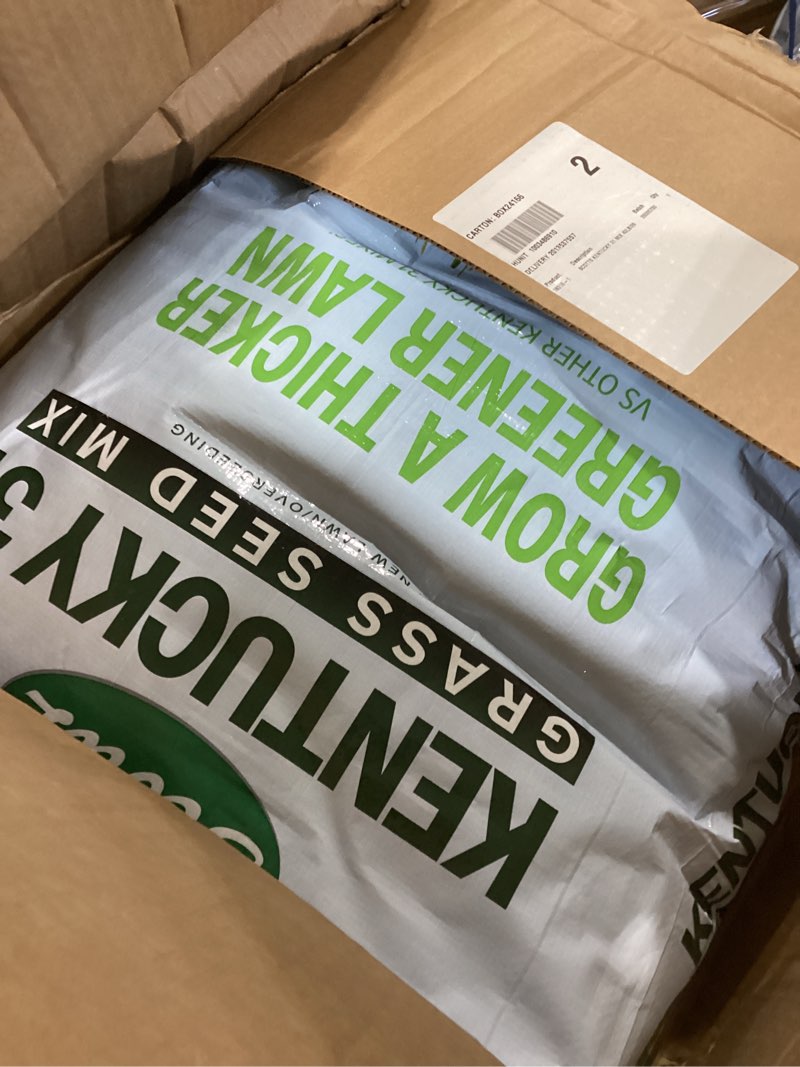 Condition photo showing Good Condition for scotts kentucky 31 grass seed mix - premium lawn grass seed, covers up to 10,000 sq. ft., 40 lb