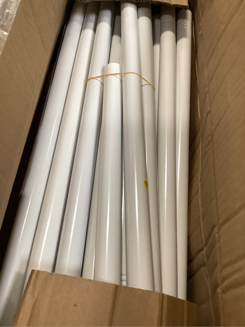 Condition photo showing Good Condition for AIKASY Premium Canopy Bed Frame Post for Full Size Beds, Enhanced Metal Poles, Four Corner Bed Brackets, Ideal for Metal and Wood Bed Frames, Bedroom Decor Upgrade ?White, Full? White Full