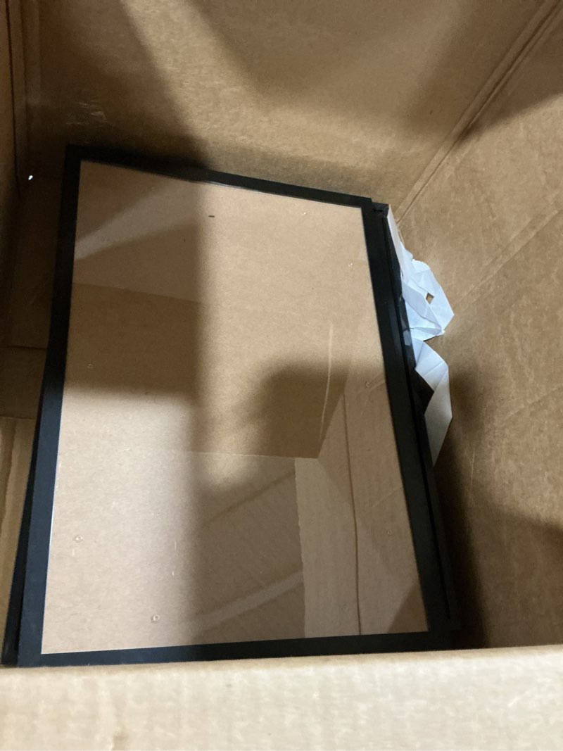 Condition photo showing As Is for upsimples 13x19 Picture Frame Set of 5, Display Pictures 11x17 with Mat or 13 x 19 Without, Wall Gallery Poster Frames, Black Black 13x19