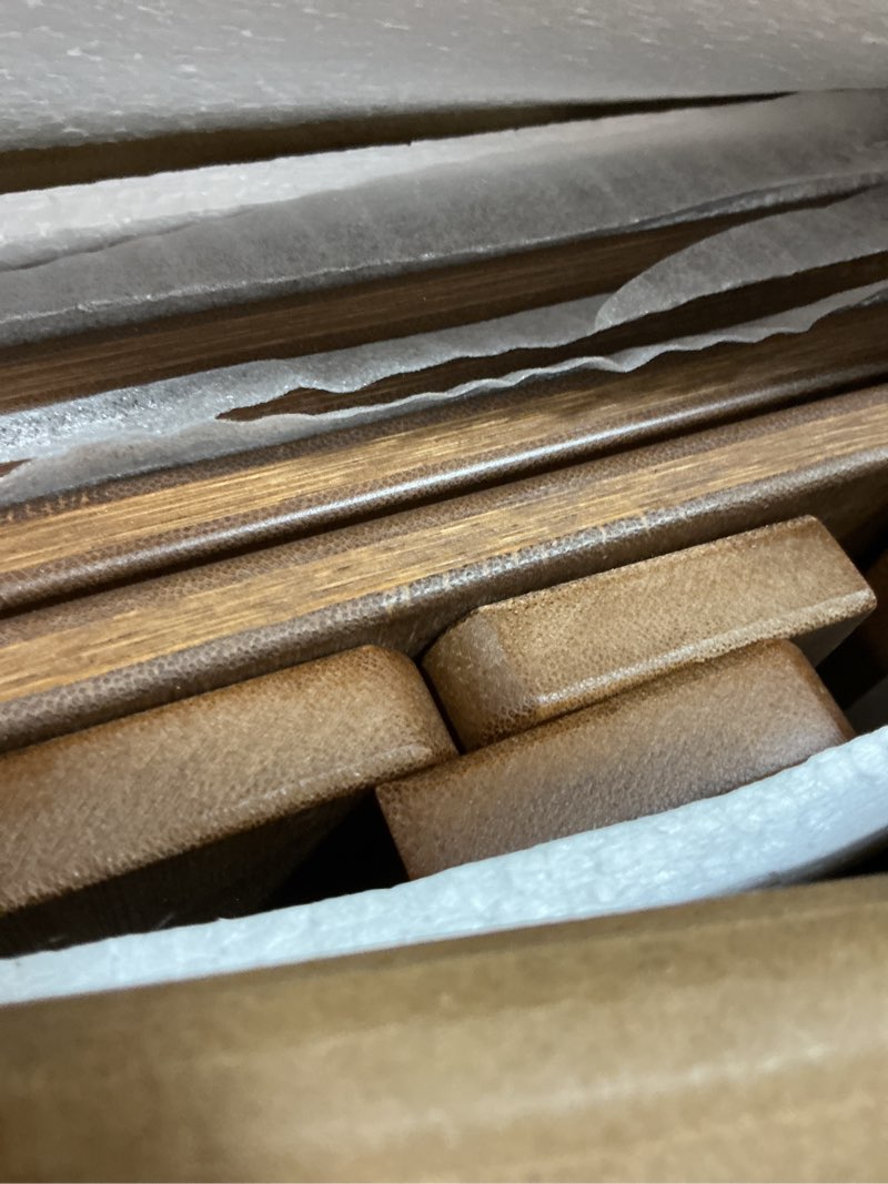 Condition photo showing Good Condition for wire shelf covers, bamboo wire rack covers for pantry, closet (5pcs, 24" w x 12" d) 24"w x 12"d 5
