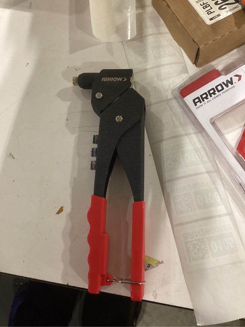 Condition photo showing Good Condition for Arrow RHT300 Professional Swivel Head Rivet Tool  Red
