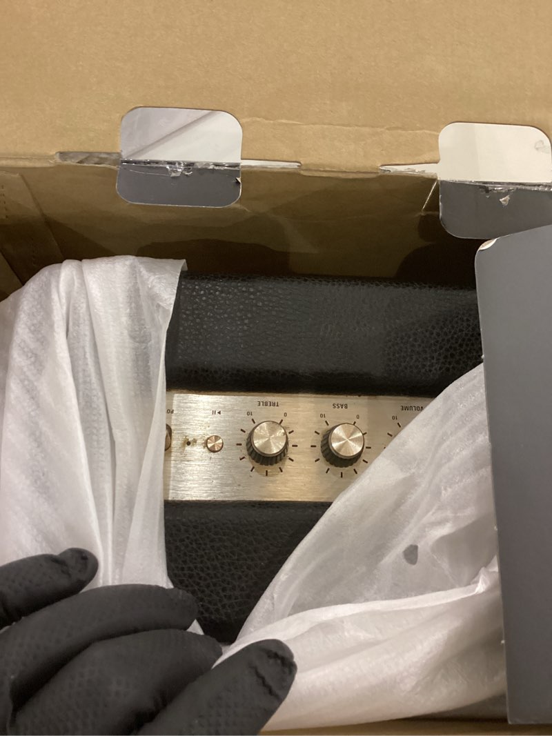 Condition photo showing New/Like New for Marshall Acton III Bluetooth Home Speaker, Black Black One Size Acton III