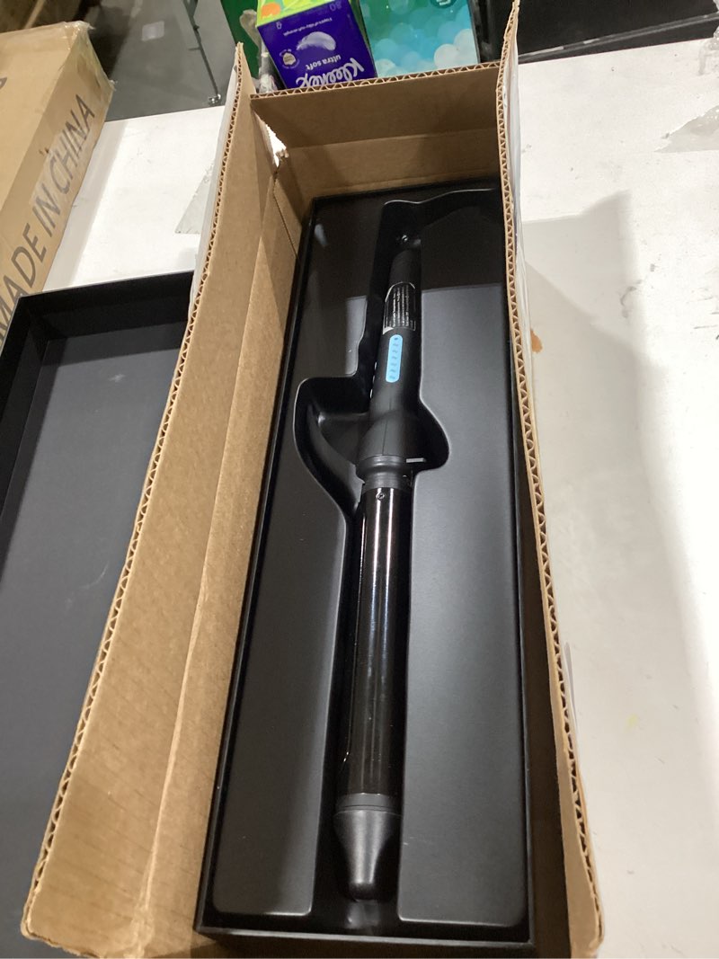 Condition photo showing Good Condition for Bio Ionic Long Barrel Curling Iron with Moisture Heat Technology & NanoIonic MX Versatile Curling Wand - Multiple Barrel Sizes for Tight, Classic, Loose & Soft Curls 1 Inch (Classic Curls) Black