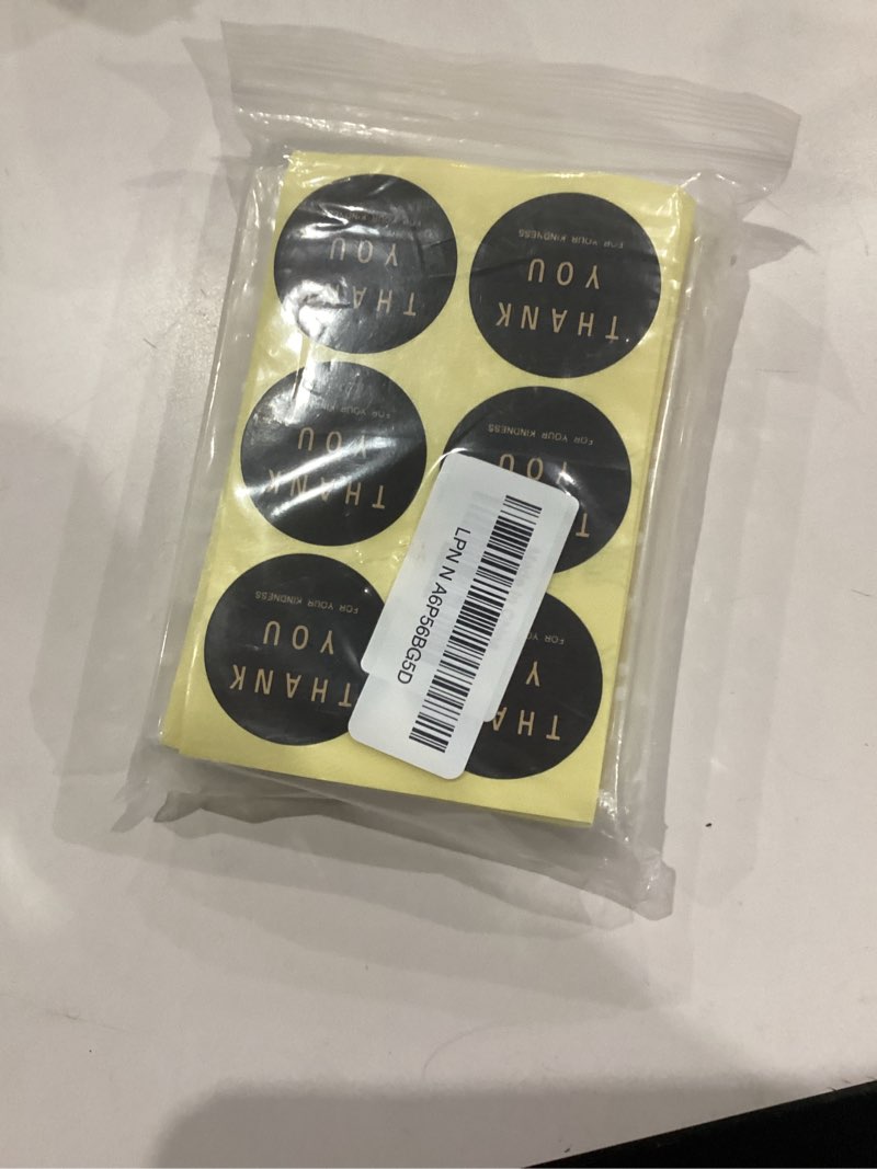 Condition photo showing New/Like New for 400Pcs 4 inch Cookie Bags Self Adhesive + Thank You Labels, BetterJonny 200pcs White Polka Dot Cellophane Treat Bags with 200 Pcs Thank You Labels for Bakery Candy Cookie 3.94 x 3.94 Inch