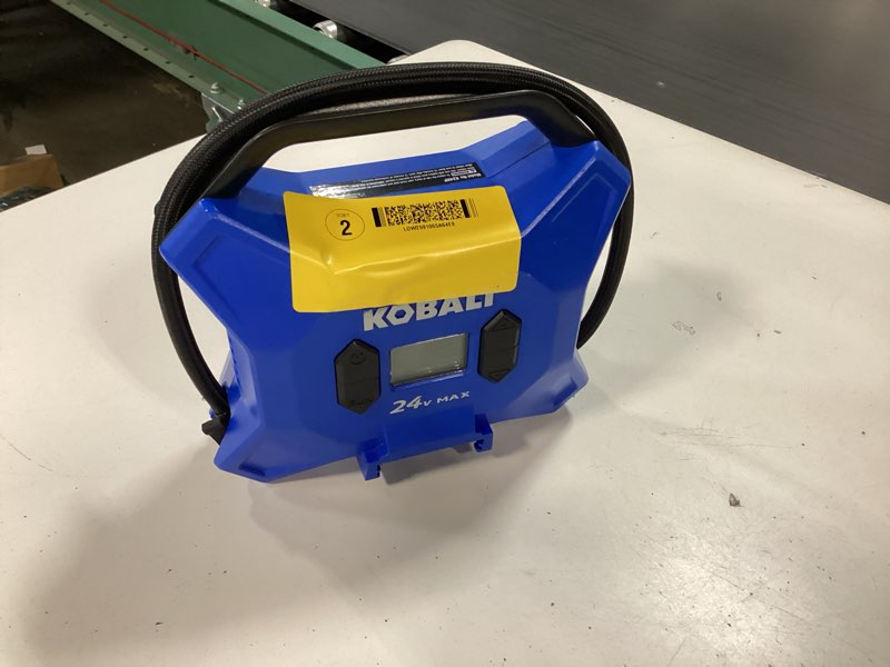 Condition photo showing As Is for Kobalt Cordless High Pressure 24-volt Li-ion Air Inflator (Power Source: Battery ) Item #1328846 | Model #K24HP
