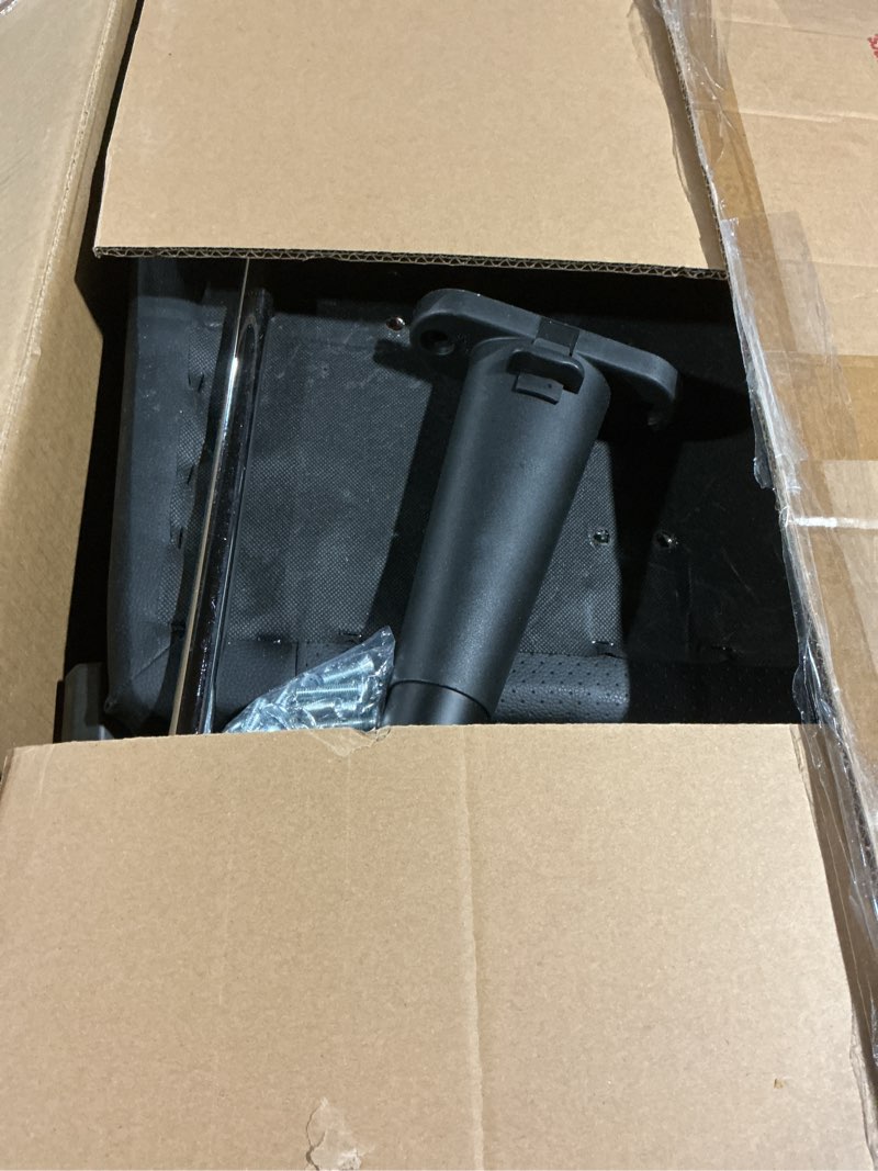 Condition photo showing As Is for GTPLAYER Gaming Chair with Footrest, Ergonomic Computer Game Desk Chair, Reclining Game Chair Seat Height Adjustment, Swivel Rocker with Headrest and Lumbar (Blue)