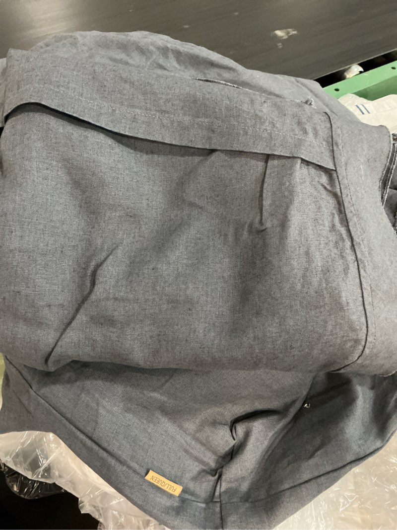 Condition photo showing Good Condition for quince european linen sheet  ( full)