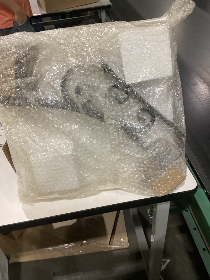 FROMJBEST Mosaic Outdoor Side Table, Patio Side Table, Weather Resistant 14" Diameter 21" H Ceramic 