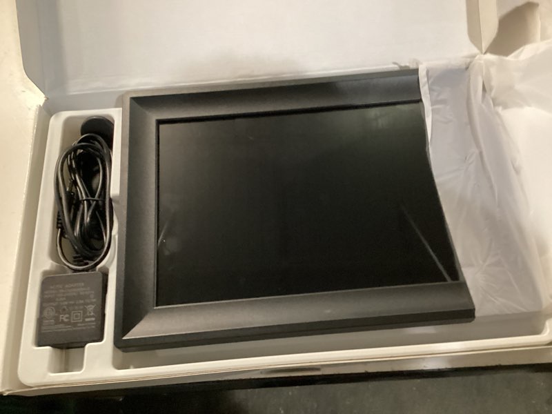 Condition photo showing Good Condition for digital picture frame 10.1 inch hd touch screen digital photo frame wifi enabled,16gb storage,auto-rotate,instant sharing via smartphone apps& family bonding-gift appeal matte black 10.1 inch