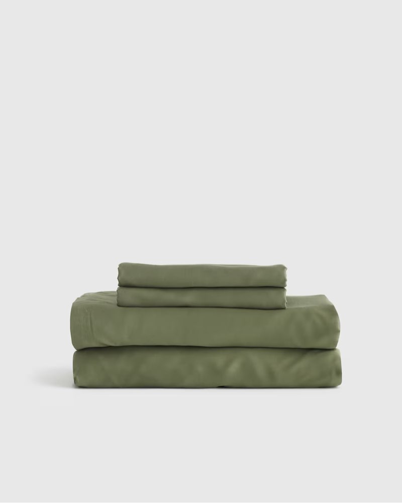 quince bamboo sheet set of 4, color olive, king 