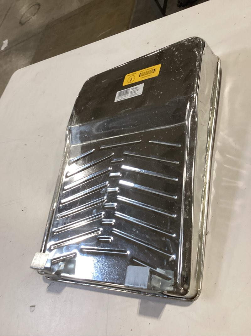 Condition photo showing As Is for project source metal 11.3-in paint tray