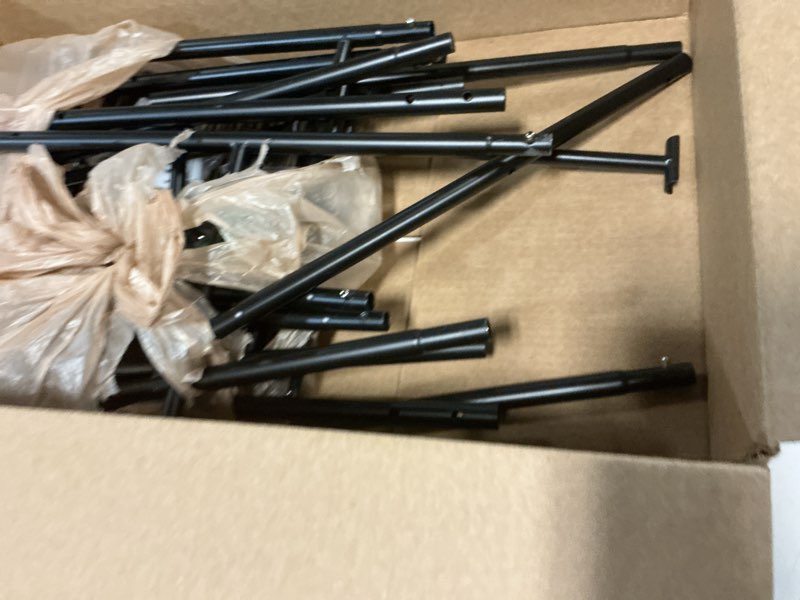 Condition photo showing As Is for Kitsure Over Toilet Storage Rack - Metal Over Toilet Bathroom Organizer Shelf, Over The Toilet Storage Cabinet with Paper Holder and Hooks, Bathroom Cabinet for Laundry, Black, 3 Tiers (63.2" H) Black 3 Tiers (63.2"H)