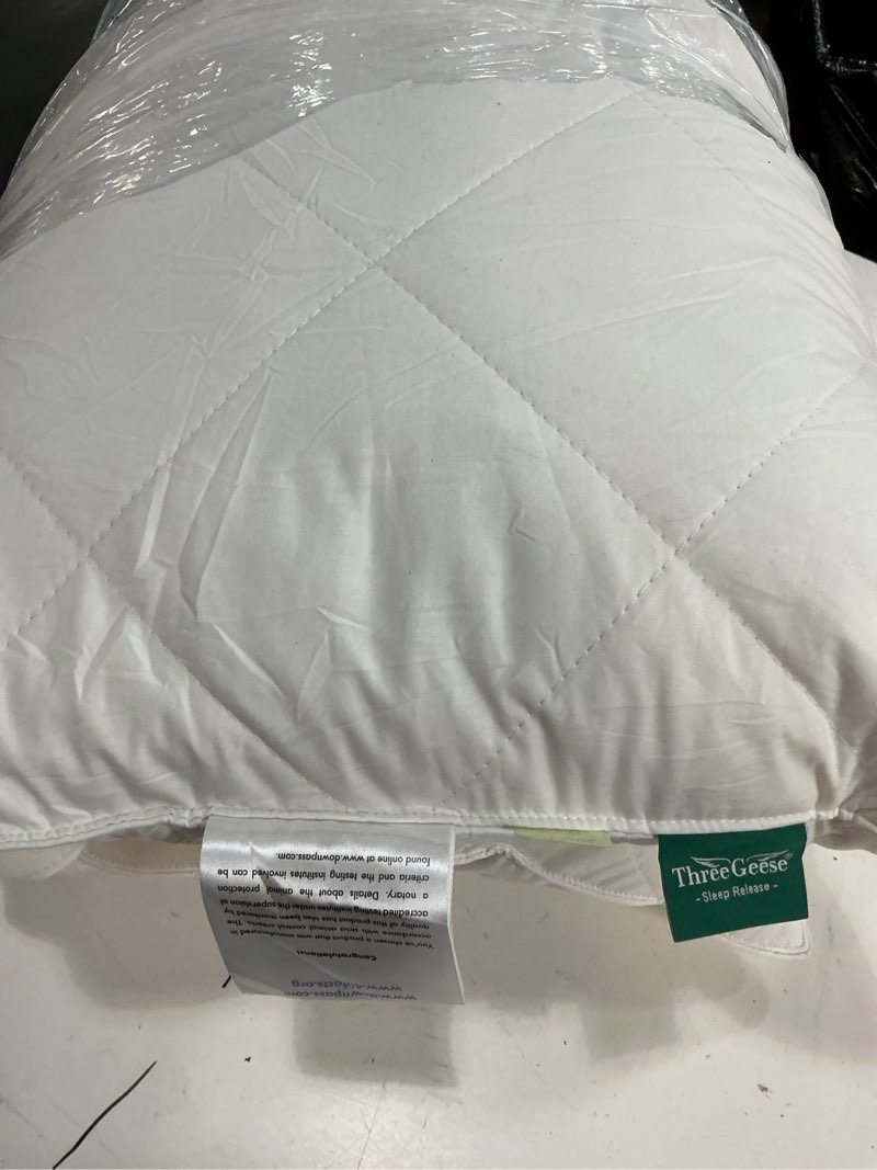 Condition photo showing Good Condition for toddler pillow with pillowcase - 13x18 my little dreamy kids travel bed pillows for sleeping, organic cotton small pillowcase, soft & breathable, machine washable, toddlers 2-5 years old (soft white)