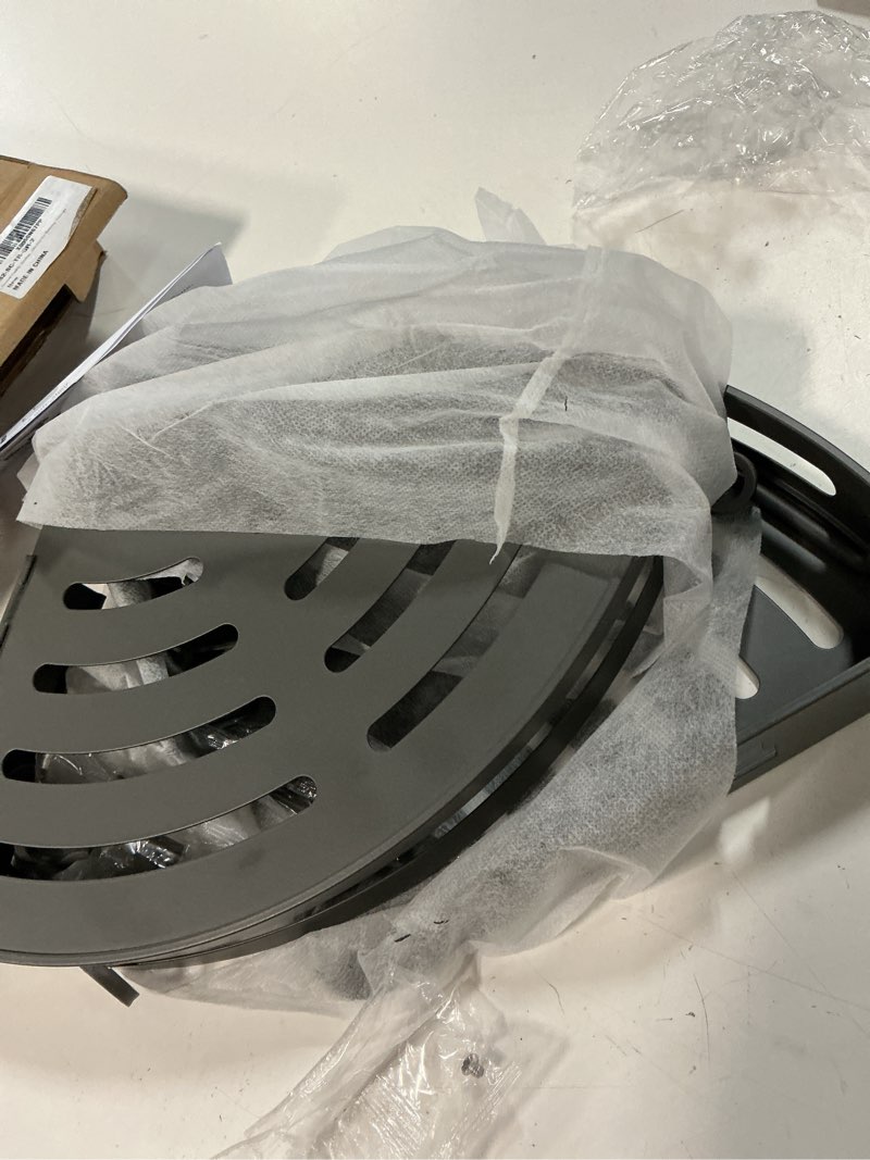 Condition photo showing Good Condition for volpone 2 pack shower caddy suction cup, corner shower shelves no drilling, showers organizer storage with towel bar & removable hooks, bathroom shower shelf rack for inside showers, triangle triangle 2 tier