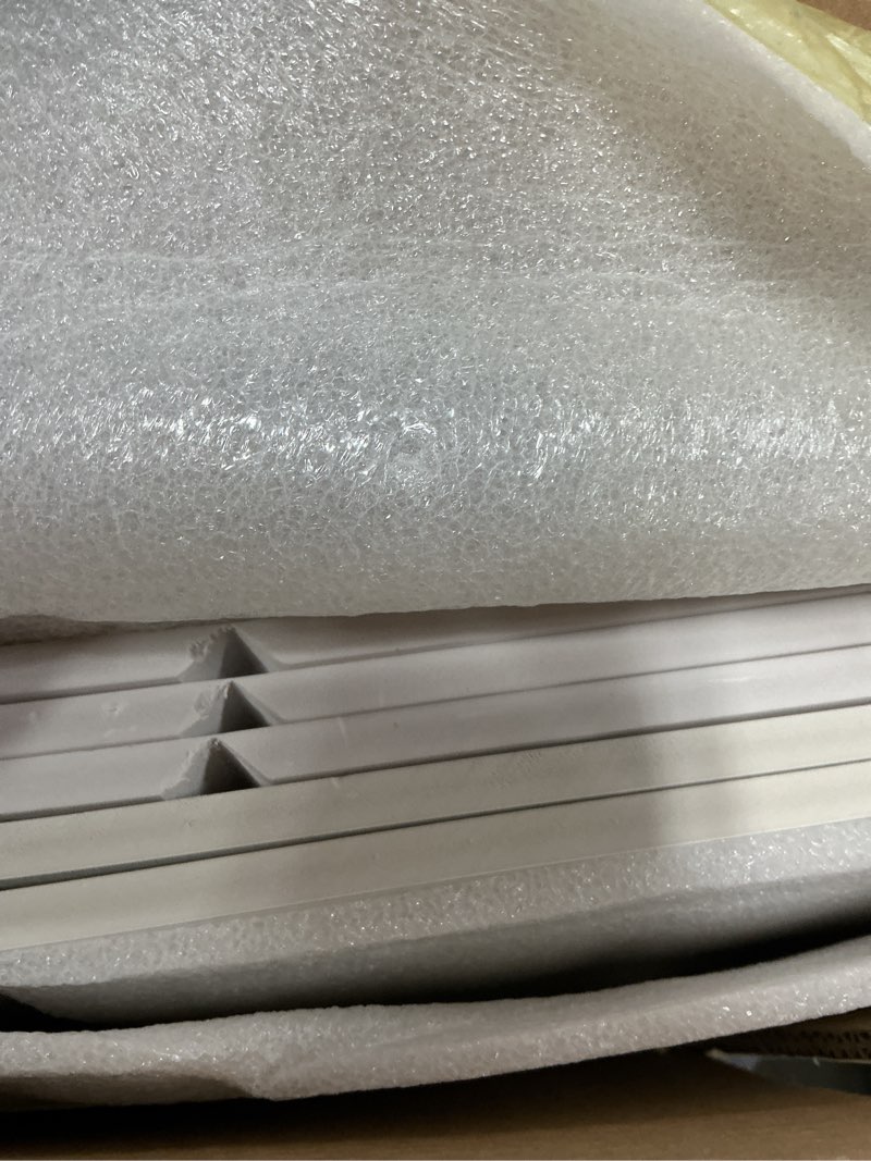 Condition photo showing New/Like New for wire shelf covers,40 x 12,wire rack covers,shelf covers for wire shelving,wire shelf covers for pantry,5 pack,easy to cut,for kitchen,laundry,closet 40w x 12d 5