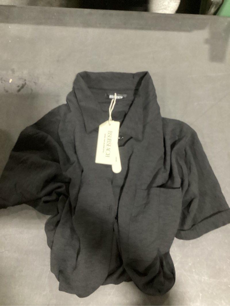 Condition photo showing New/Like New for Bsubseach Women Swimsuit Coverup Shirt Dress Button Down Bathing Suit Cover Up Beach Vacation Outfits Black 3X-Large