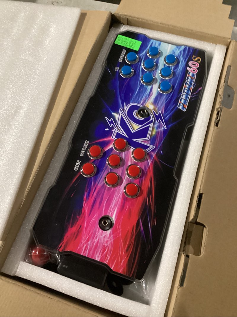 Condition photo showing Good Condition for fvbade [32000 in 1] 78s pandora box arcade game console compatible pc & projector & tv ,3d games 1-4 players double joystick favorite list game category save/search/hide/paus pink