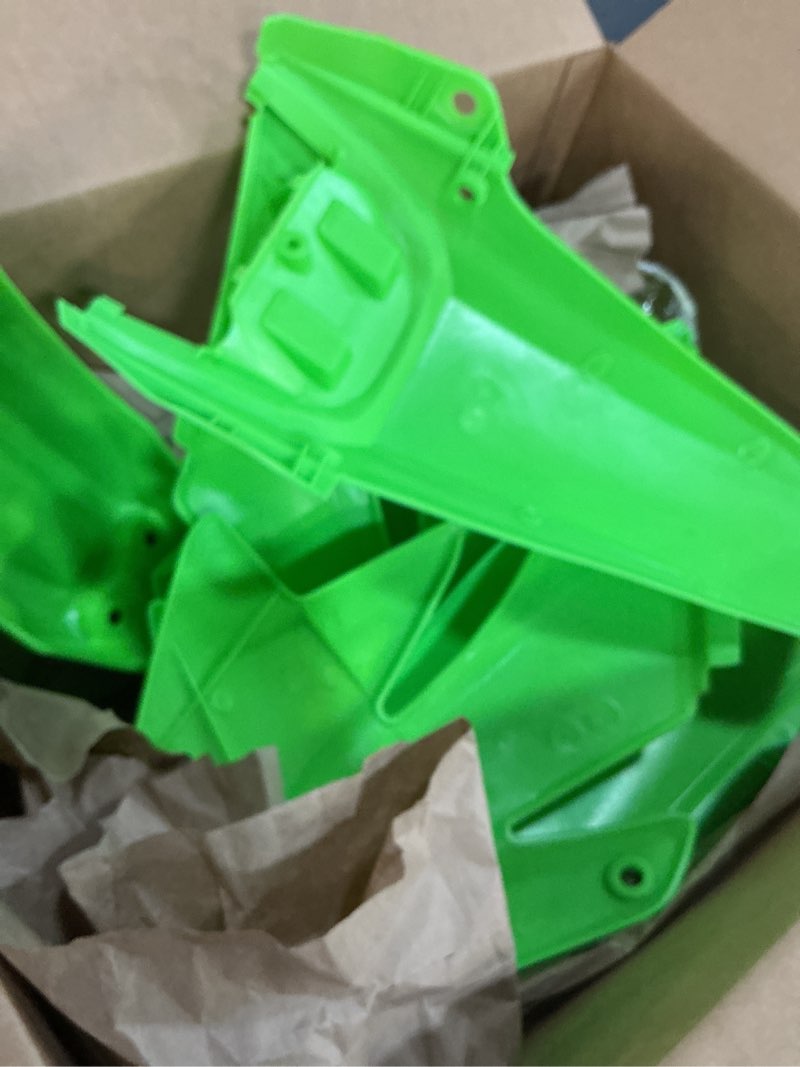 Condition photo showing Good Condition for PRO BAT 7 PCs Plastic Fender Kit CRF 70 CRF70 Pit Bike Fender Fairings Plastic Body Set,White&Green White+Green CRF70 Set