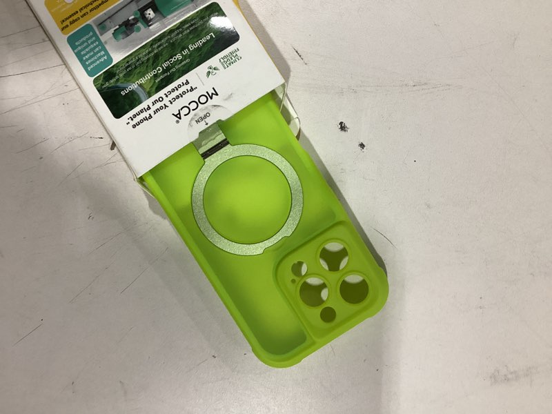 Condition photo showing As Is for Similar to item MOCCA Design for iPhone 17 Pro Case, Compatible with Magsafe [Premium Invisible Magnetic Ring Stand] [Military Drop Protection] Full Camera Guard Translucent Matte Slim Phone Cover 6.3\\\",Matcha Green Matcha Green iPhone 17 Pro 6.3inch