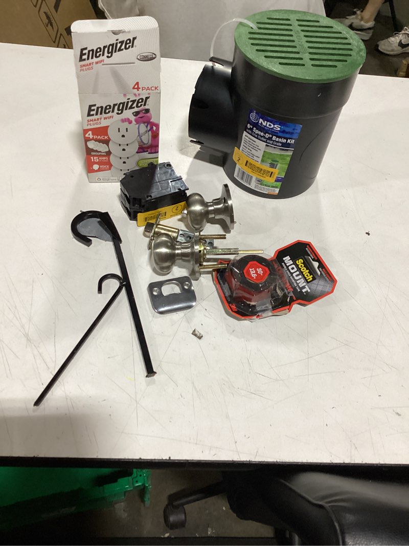 Condition photo showing As Is for assortment of home improvement items