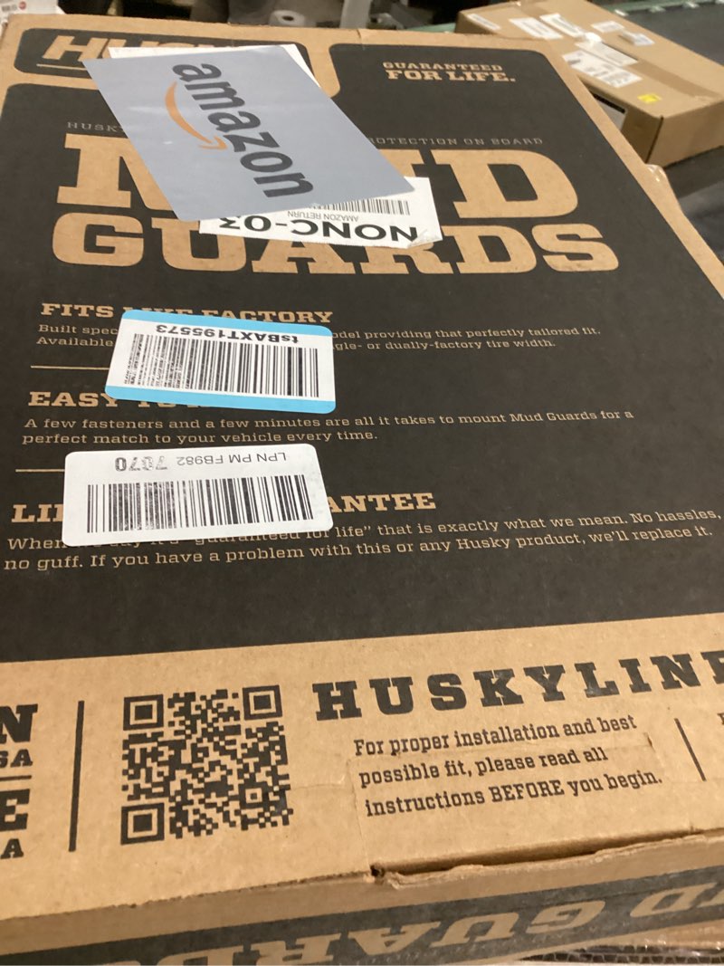 Husky Liners - Rear Mud Guards | 2007-2018 Jeep Wrangler, JK w/Standard Bumper - Black, 2 Pc. | 57141