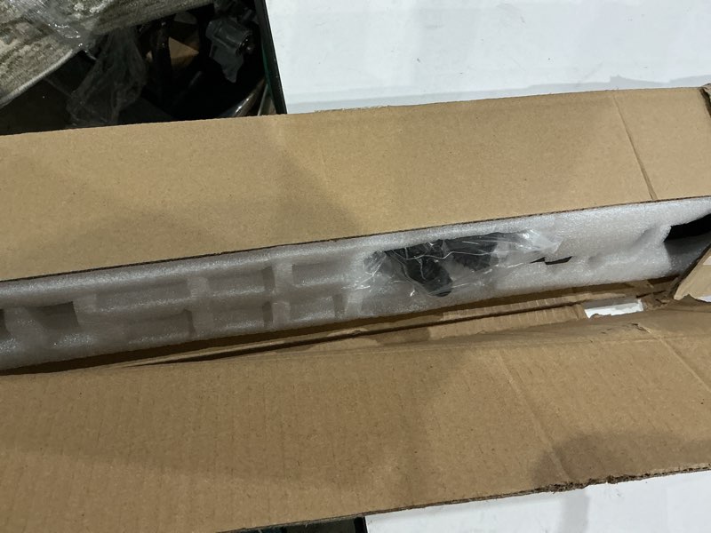 Condition photo showing As Is for smartstandard 6.6ft barn door hardware kit, barn door track, sliding door hardware kit, smoothly and quietly -heavy duty sturdy -easy to install, fit 36"-40" wide panel (i shape hanger) 6.6 feet