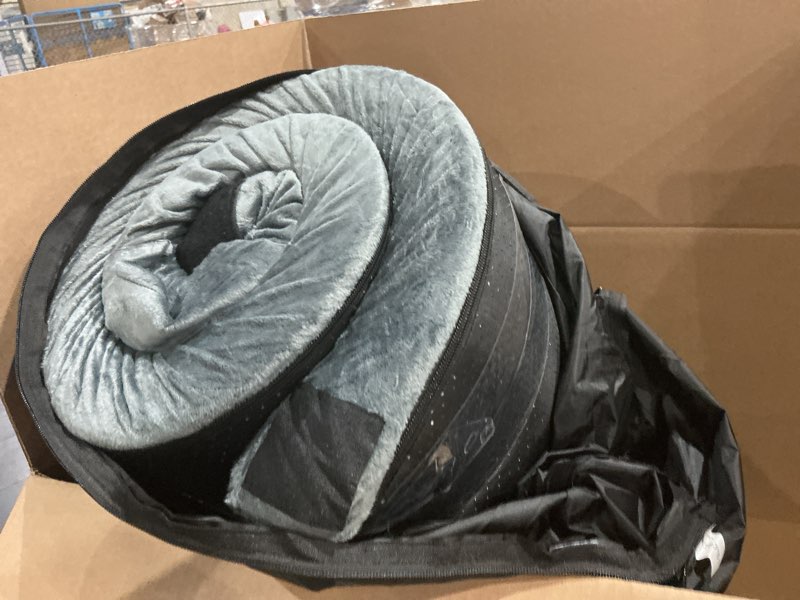 Condition photo showing Good Condition for not exact but similar to cymula memory foam camping mattress pad, certipur-us sleeping mat, portable roll up mattress for adults, camping bed pads for sleepover, car bed with travel bag grey small single/cot-72x24x3 in