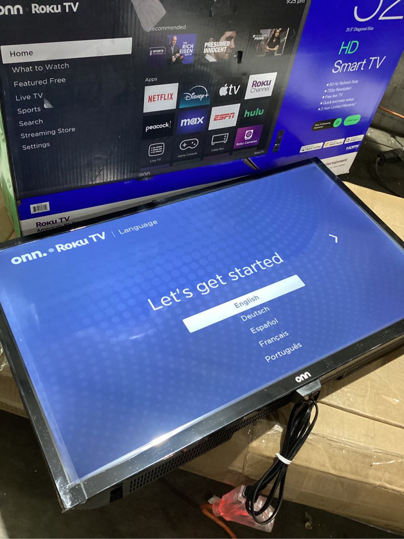 Condition photo showing Good Condition for Onn 32-inch 720P Roku Smart LED HDTV