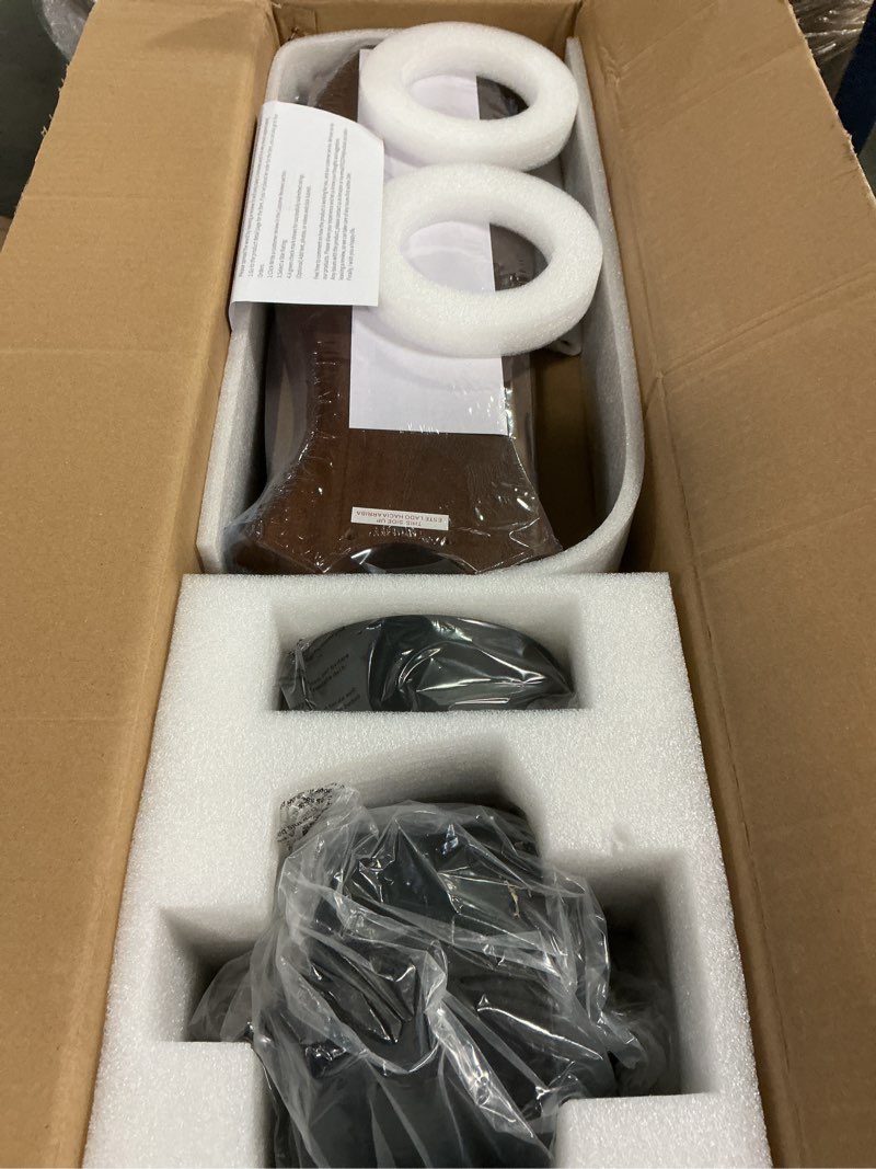 Condition photo showing Good Condition for KBZZ 42 Inch Wood Ceiling Fans with Lights, Remote Control, Dimmable, Reversible DC Motor, Memory Function, Modern Outdoor Ceiling Fan with Light for Patio Porch (Black Walnut)