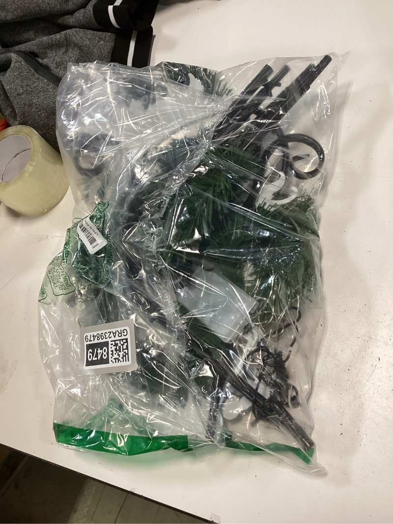 Condition photo showing New/Like New for Treela Christmas Stocking Holder Stand for Floor, Metal Stocking Hanger Stand with Hooks, Holiday Stocking Holders Gift for Merry Christmas Decorations(Santa Claus Elk)