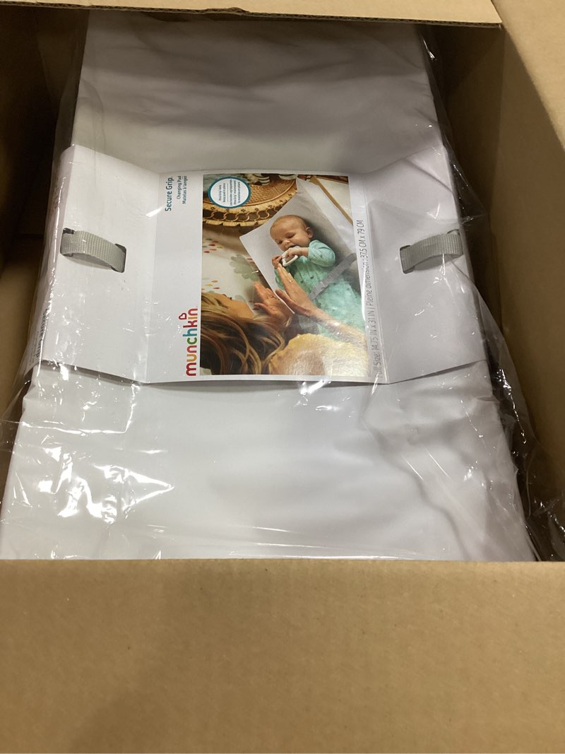 Condition photo showing Good Condition for munchkin secure grip baby diaper changing pad for dresser, waterproof and wipeable, contoured, standard size (14.75" x 31"), white