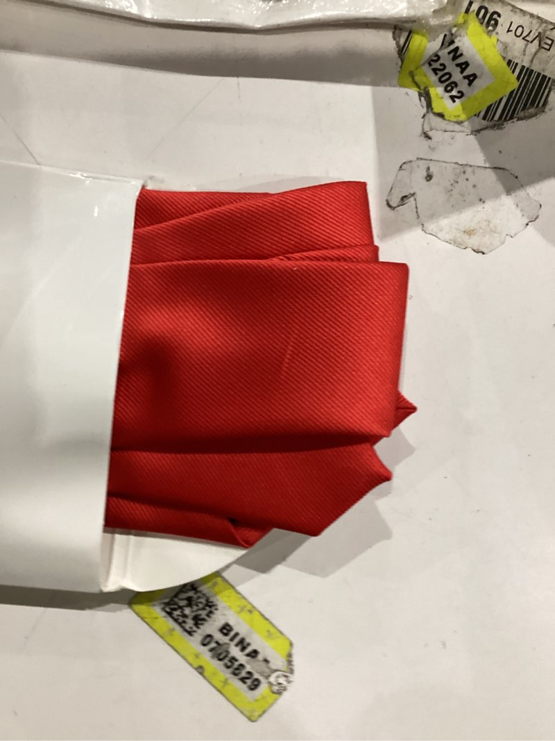 Branduce Mens Classic Red Ties for Men Wedding Tuxedo Business Formal Necktie Solid Silk Woven Tie (