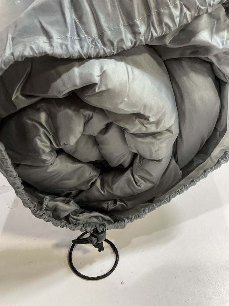 Condition photo showing Good Condition for Coleman Biscayne Big & Tall Warm-Weather Sleeping Bag, 40°F Camping Sleeping Bag for Adults, No-Snag 2-Way Zipper for Ventilation with Stuff Sack Included, Fits Adults up to 6ft 4in Tall Pfas-free Grey