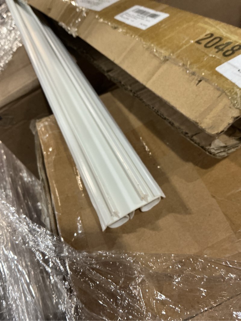 Condition photo showing Good Condition for 1 Pcs 36" Double Bubble Kerf Door Sweep 1-3/4" Wide Vinyl Weatherstrip Seal for Exterior Doors, Energy Efficient Draft Stopper, Easy Slide in Installation, Blocks Dust/insects/noise (White)