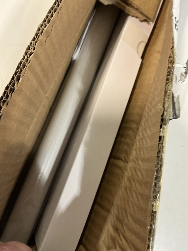 Condition photo showing Good Condition for Curtain Rod 72-144 Inch, 1" Diameter Curtain Rods for Windows, Heavy Duty Long Drapery Rod with Brackets for Bedroom, Living Room, Kitchen, Patio(White) White 72" to 144"